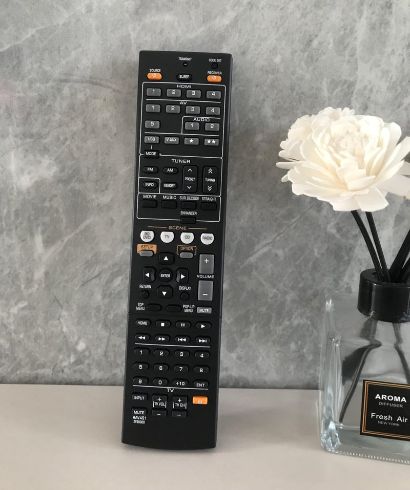 BOMAZ Replacement Remote Control for Yamaha RX-V765 RX-V665 HTR-3067 HTR-5064 YHT-4910U RX-V377 YHT-595BL AV Receiver - Image 5